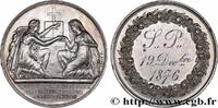 FRANCE Médaille de mariage, Evangile de St Mathieu AMOUR ET MARIAGE 1876 (31,5mm, 14,14g, 12h) -
