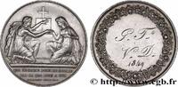 FRANCE Médaille de mariage, Evangile de St Mathieu AMOUR ET MARIAGE 1849 (31,5mm, 13,14g, 6h) -