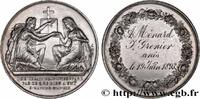 FRANCE Médaille de mariage, Evangile de St Mathieu AMOUR ET MARIAGE 1893 (31,5mm, 13,74g, 12h) -