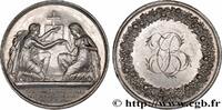 FRANCE Médaille de mariage, Evangile de St Mathieu AMOUR ET MARIAGE 1841 (32mm, 14,23g, 6h) -