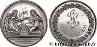 FRANCE Médaille de mariage, Evangile de St Mathieu AMOUR ET MARIAGE 1853 (31,5mm, 14,28g, 6h) -