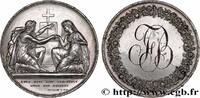 FRANCE Médaille de mariage, Evangile de St Mathieu AMOUR ET MARIAGE 1827 (31,5mm, 12,92g, 12h) -