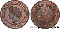 FRANCE 5 centimes Cérès III REPUBLIC Paris 1879 (25mm, 4,89g, 6h) -