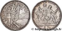 SWITZERLAND 5 Francs, concours de Tir de Lugano SWITZERLAND 1883 (37mm, 24,94g, 6h) -