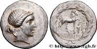 Hellenistic 2 (188 BC to 30 BC) Tétradrachme stéphanophore AIOLIS - CYME Cymé, Éolide c. 160 AC. (31mm, 16,94g, 12h) -