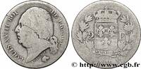 FRANCE 2 francs Louis XVIII LOUIS XVIII Perpignan 1819 (27mm, 9,39g, 6h) -