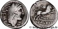 THE REPUBLIC (280 BC to 27 BC) Denier THORIA Rome 105 AC. (20mm, 3,71g, 9h) -