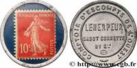POSTAGE STAMPS AS CURRENCY Timbre 10 Centimes POSTAGE STAMPS AS CURRENCY Paris n.d. (32,5mm, 1,07g, 8h) -
