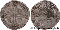 FRANCE Douzain de Béarn, 1er type HENRY IV Morlaàs 1593 (23mm, 2,05g, 3h) -