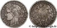 FRANCE 5 francs Cérès, IIe République II REPUBLIC Bordeaux 1850 (37mm, 24,65g, 6h) -