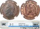 FRANCE Deux centimes Napoléon III, tête nue SECOND EMPIRE Bordeaux 1854 (20mm, 1,95g, 6h) -
