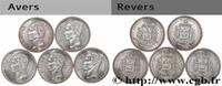 VENEZUELA Lot 5 x 1 Bolivar VENEZUELA Paris 1960 (23mm, 5g, 6h) -