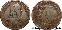 FRANCE LOUIS XIV LE GRAND ou LE ROI SOLEIL 1654 (27mm, 6,21g, 6h) -