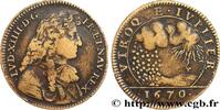 FRANCE Cour des monnaies ? LOUIS XIV LE GRAND ou LE ROI SOLEIL 1670 (24mm, 6,47g, 6h) -