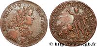 FRANCE LOUIS XIV LE GRAND ou LE ROI SOLEIL 1673 (26,5mm, 5,57g, 6h) -