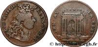 FRANCE La Paix - fermeture du temple de Janus LOUIS XIV LE GRAND ou LE ROI SOLEIL 1681 (27mm, 7,68g, 6h) -