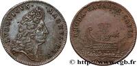 FRANCE Prise de la ville de Rosas en Catalogne LOUIS XIV LE GRAND ou LE ROI SOLEIL n.d. (25mm, 4,64g, 6h) -