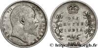 BRITISH INDIA 1 Rupee (Roupie) Edouard VII BRITISH INDIA Calcutta 1904 (30,5mm, 11,54g, 12h) -
