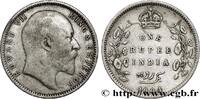 BRITISH INDIA 1 Rupee (Roupie) Edouard VII BRITISH INDIA Calcutta 1904 (30,5mm, 11,46g, 12h) -