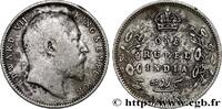 BRITISH INDIA 1 Rupee (Roupie) Edouard VII BRITISH INDIA Calcutta 1905 (30,5mm, 11,55g, 12h) -