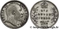 BRITISH INDIA 1 Rupee (Roupie) Edouard VII BRITISH INDIA Calcutta 1905 (30,5mm, 11,50g, 12h) -