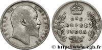 BRITISH INDIA 1 Rupee (Roupie) Edouard VII BRITISH INDIA Calcutta 1906 (30,52mm, 11,50g, 12h) -