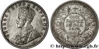 BRITISH INDIA 1 Rupee (Roupie) Georges V BRITISH INDIA Bombay 1913 (30,5mm, 11,62g, 12h) -