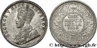 BRITISH INDIA 1 Rupee (Roupie) Georges V BRITISH INDIA Bombay (Mumbai) 1916 (30,52mm, 11,64g, 12h) -