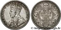 BRITISH INDIA 1 Rupee (Roupie) Georges V BRITISH INDIA Bombay 1917 (30,52mm, 11,65g, 12h) -