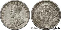 BRITISH INDIA 1 Rupee (Roupie) Georges V BRITISH INDIA Calcutta 1918 (30,2mm, 11,58g, 12h) -