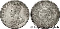 BRITISH INDIA 1 Rupee (Roupie) Georges V BRITISH INDIA Bombay 1918 (30,2mm, 11,64g, 12h) -