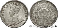 BRITISH INDIA 1 Rupee (Roupie) Georges V BRITISH INDIA Bombay 1919 (30,52mm, 11,65g, 12h) -
