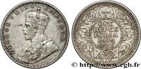 BRITISH INDIA 1 Rupee (Roupie) Georges V BRITISH INDIA Calcutta 1919 (30,52mm, 11,62g, 12h) -
