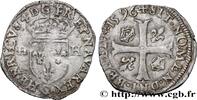 FRANCE Douzain aux deux H, 2e type HENRY IV Poitiers 1596 (24mm, 2,22g, 8h) -