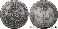 FRANCE Sol de billon LOUIS XV THE BELOVED Paris 1748 (17,5mm, 1,07g, 6h) -