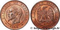 FRANCE Deux centimes Napoléon III, tête nue SECOND EMPIRE Rouen 1854 (20mm, 2,04g, 6h) -