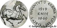 FRANCE Médaille, 50 ans de cirque Knie SPECTACLES : CIRQUE, THÉÂTRE, CINÉMA, JEUX, CONCERT 1969 (33,5mm, 20,38g, 12h) -