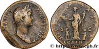 THE ANTONINES (96 AD to 192 AD) Sesterce HADRIAN Rome 128 (32,5mm, 26,48g, 6h) -
