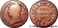 FRANCE Cinq centimes Dupré, grand module, A/A CONSULATE Paris 1800 (28mm, 10,83g, 6h) -
