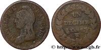 FRANCE Un décime Dupré, grand module DIRECTOIRE Lille/Paris 1799 (32mm, 17,20g, 6h) -