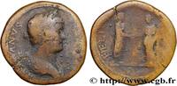 THE ANTONINES (96 AD to 192 AD) Sesterce HADRIAN Rome 134 (31,5mm, 24,44g, 6h) -