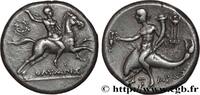 Hellenistic 1 (323 BC to 188 BC) Nomos, statère ou didrachme CALABRIA - TARAS Tarente c. 235-228 AC. (19,5mm, 6,50g, 5h) -
