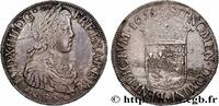 FRANCE Écu de Béarn, portrait à la mèche longue LOUIS XIV THE SUN KING Pau 1653 (39,5mm, 26,88g, 6h) -