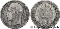 FRANCE 50 centimes Louis-Napoléon II REPUBLIC Paris 1852 (18mm, 2,42g, 6h) -