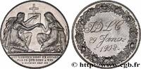 FRANCE Médaille de mariage, Evangile de St Mathieu AMOUR ET MARIAGE 1902 (30mm, 14,07g, 12h) -