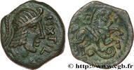 FRANCE Bronze PIXTILOS classe VII au cavalier GALLIA - CARNUTES (Beauce area) Chartres (28) c. 40-30 AC. (16mm, 2,81g, 6h) -