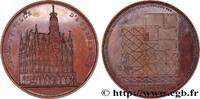FRANCE Médaille, Hôtel De Ville D'Audenaerde MONUMENTS 1850 (50mm, 52,62g, 12h) -