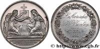 FRANCE Médaille de mariage, Evangile de St Mathieu AMOUR ET MARIAGE 1880 (31,5mm, 14,19g, 6h) -