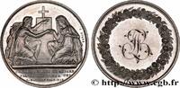 FRANCE Médaille de mariage, Evangile de St Mathieu AMOUR ET MARIAGE 1863 (31,5mm, 14,08g, 12h) -