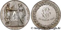 FRANCE Médaille, Mariage chrétien AMOUR ET MARIAGE 1925 (41,5mm, 32,37g, 12h) -